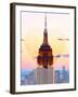 Love NY Series - The Empire State Building - Manhattan - New York - USA-Philippe Hugonnard-Framed Photographic Print