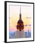 Love NY Series - The Empire State Building - Manhattan - New York - USA-Philippe Hugonnard-Framed Photographic Print