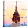 Love NY Series - The Empire State Building - Manhattan - New York - USA-Philippe Hugonnard-Stretched Canvas