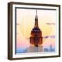 Love NY Series - The Empire State Building - Manhattan - New York - USA-Philippe Hugonnard-Framed Photographic Print