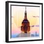 Love NY Series - The Empire State Building - Manhattan - New York - USA-Philippe Hugonnard-Framed Photographic Print