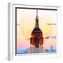 Love NY Series - The Empire State Building - Manhattan - New York - USA-Philippe Hugonnard-Framed Photographic Print