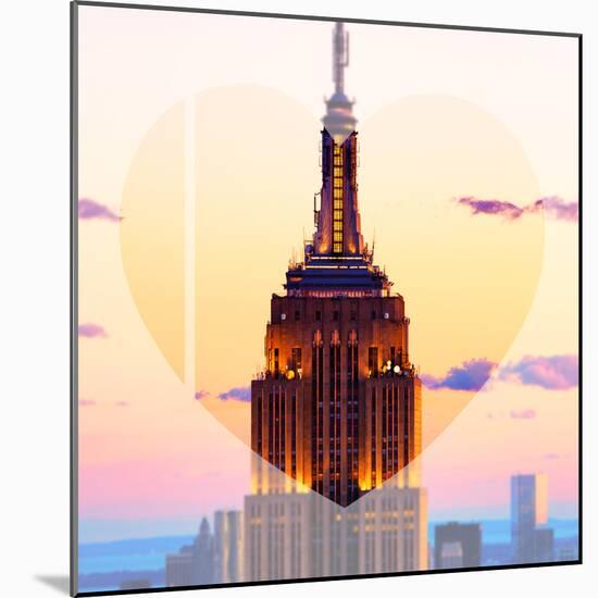 Love NY Series - The Empire State Building - Manhattan - New York - USA-Philippe Hugonnard-Mounted Photographic Print