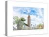 Love NY Series - The Empire State Building - Manhattan - New York - USA-Philippe Hugonnard-Stretched Canvas