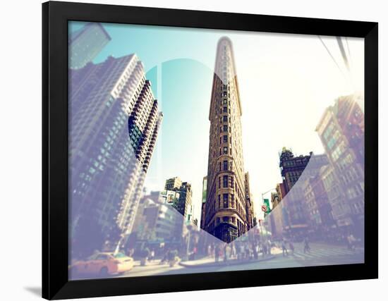 Love NY Series - The Flatiron Building - Manhattan - New York - USA-Philippe Hugonnard-Framed Photographic Print