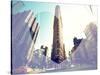 Love NY Series - The Flatiron Building - Manhattan - New York - USA-Philippe Hugonnard-Stretched Canvas