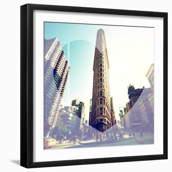 Love NY Series - The Flatiron Building - Manhattan - New York - USA-Philippe Hugonnard-Framed Photographic Print