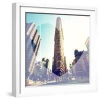 Love NY Series - The Flatiron Building - Manhattan - New York - USA-Philippe Hugonnard-Framed Photographic Print