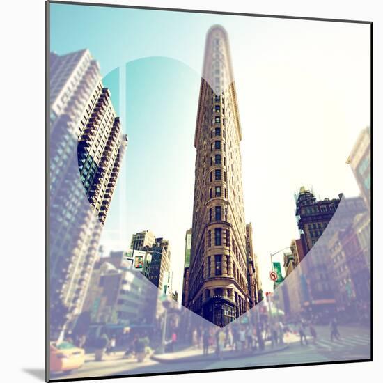 Love NY Series - The Flatiron Building - Manhattan - New York - USA-Philippe Hugonnard-Mounted Photographic Print