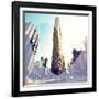 Love NY Series - The Flatiron Building - Manhattan - New York - USA-Philippe Hugonnard-Framed Photographic Print