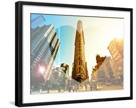 Love NY Series - The Flatiron Building - Manhattan - New York - USA-Philippe Hugonnard-Framed Photographic Print