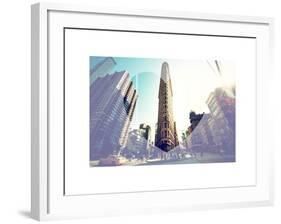 Love NY Series - The Flatiron Building - Manhattan - New York - USA-Philippe Hugonnard-Framed Art Print