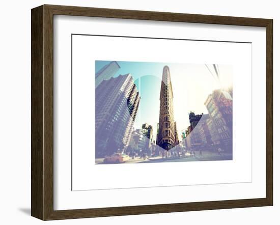 Love NY Series - The Flatiron Building - Manhattan - New York - USA-Philippe Hugonnard-Framed Art Print