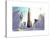 Love NY Series - The Flatiron Building - Manhattan - New York - USA-Philippe Hugonnard-Stretched Canvas