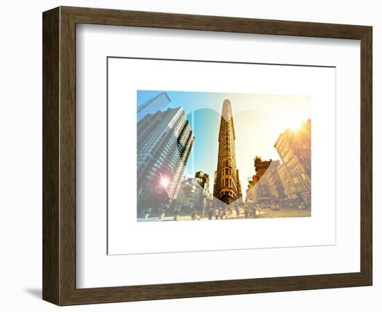 Love NY Series - The Flatiron Building - Manhattan - New York - USA-Philippe Hugonnard-Framed Art Print