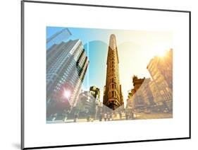 Love NY Series - The Flatiron Building - Manhattan - New York - USA-Philippe Hugonnard-Mounted Art Print