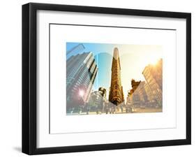 Love NY Series - The Flatiron Building - Manhattan - New York - USA-Philippe Hugonnard-Framed Art Print