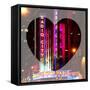 Love NY Series - The Radio City Music Hall at Night - Manhattan - New York - USA-Philippe Hugonnard-Framed Stretched Canvas