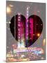 Love NY Series - The Radio City Music Hall at Night - Manhattan - New York - USA-Philippe Hugonnard-Mounted Photographic Print