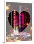 Love NY Series - The Radio City Music Hall at Night - Manhattan - New York - USA-Philippe Hugonnard-Framed Photographic Print