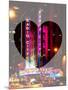 Love NY Series - The Radio City Music Hall at Night - Manhattan - New York - USA-Philippe Hugonnard-Mounted Photographic Print