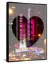 Love NY Series - The Radio City Music Hall at Night - Manhattan - New York - USA-Philippe Hugonnard-Framed Stretched Canvas