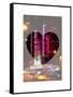 Love NY Series - The Radio City Music Hall at Night - Manhattan - New York - USA-Philippe Hugonnard-Framed Stretched Canvas