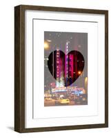 Love NY Series - The Radio City Music Hall at Night - Manhattan - New York - USA-Philippe Hugonnard-Framed Art Print