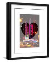 Love NY Series - The Radio City Music Hall at Night - Manhattan - New York - USA-Philippe Hugonnard-Framed Art Print