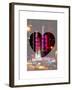 Love NY Series - The Radio City Music Hall at Night - Manhattan - New York - USA-Philippe Hugonnard-Framed Art Print