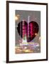 Love NY Series - The Radio City Music Hall at Night - Manhattan - New York - USA-Philippe Hugonnard-Framed Art Print