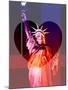 Love NY Series - The Statue of Liberty - Manhattan - New York - USA-Philippe Hugonnard-Mounted Premium Photographic Print