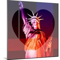 Love NY Series - The Statue of Liberty - Manhattan - New York - USA-Philippe Hugonnard-Mounted Photographic Print
