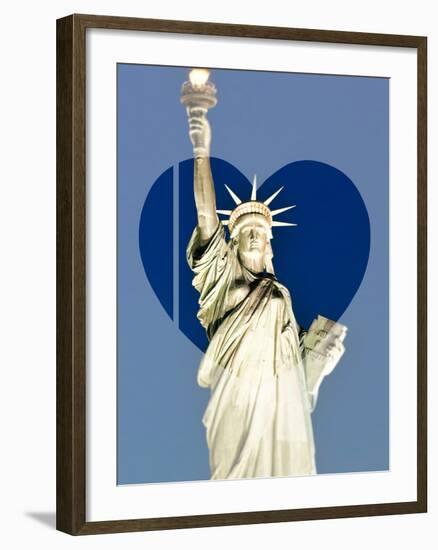 Love NY Series - The Statue of Liberty - Manhattan - New York - USA-Philippe Hugonnard-Framed Photographic Print