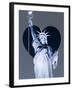 Love NY Series - The Statue of Liberty - Manhattan - New York - USA-Philippe Hugonnard-Framed Photographic Print