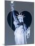 Love NY Series - The Statue of Liberty - Manhattan - New York - USA-Philippe Hugonnard-Mounted Photographic Print