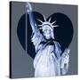 Love NY Series - The Statue of Liberty - Manhattan - New York - USA-Philippe Hugonnard-Stretched Canvas