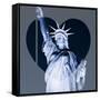 Love NY Series - The Statue of Liberty - Manhattan - New York - USA-Philippe Hugonnard-Framed Stretched Canvas