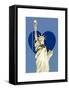 Love NY Series - The Statue of Liberty - Manhattan - New York - USA-Philippe Hugonnard-Framed Stretched Canvas