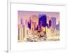 Love NY Series - Theater District Buildings - Manhattan - New York City - USA-Philippe Hugonnard-Framed Art Print