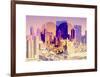 Love NY Series - Theater District Buildings - Manhattan - New York City - USA-Philippe Hugonnard-Framed Art Print