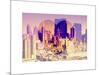 Love NY Series - Theater District Buildings - Manhattan - New York City - USA-Philippe Hugonnard-Mounted Art Print