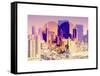 Love NY Series - Theater District Buildings - Manhattan - New York City - USA-Philippe Hugonnard-Framed Stretched Canvas