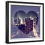 Love NY Series - Times Square and 42nd Street at Night - Manhattan - New York - USA-Philippe Hugonnard-Framed Photographic Print