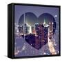 Love NY Series - Times Square and 42nd Street at Night - Manhattan - New York - USA-Philippe Hugonnard-Framed Stretched Canvas