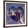 Love NY Series - Times Square and 42nd Street at Night - Manhattan - New York - USA-Philippe Hugonnard-Framed Photographic Print