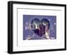 Love NY Series - Times Square and 42nd Street at Night - Manhattan - New York - USA-Philippe Hugonnard-Framed Art Print