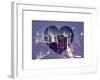 Love NY Series - Times Square and 42nd Street at Night - Manhattan - New York - USA-Philippe Hugonnard-Framed Art Print