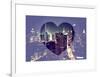 Love NY Series - Times Square and 42nd Street at Night - Manhattan - New York - USA-Philippe Hugonnard-Framed Art Print