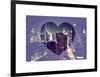 Love NY Series - Times Square and 42nd Street at Night - Manhattan - New York - USA-Philippe Hugonnard-Framed Art Print